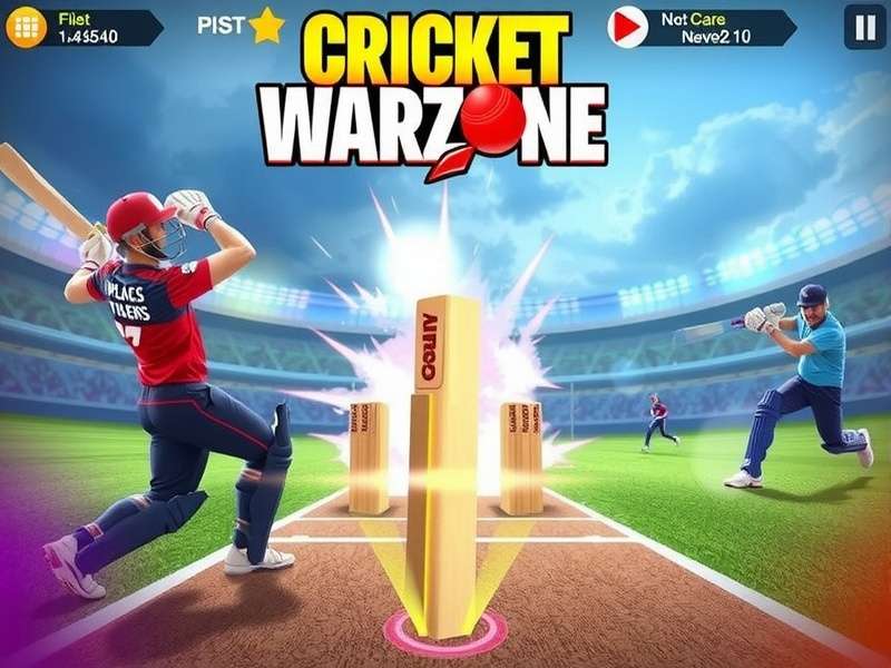 Cricket Warzone Gameplay Screenshot